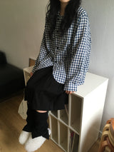 Plaid shirt jacket