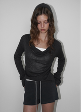[MADE] MORHAM MOHAIR HOOD KNIT