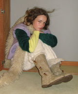 Mist 0035. Toggle Button Fur Boots - 2colors