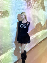 1473. ドアフラップバルーンミニスカート(2color)