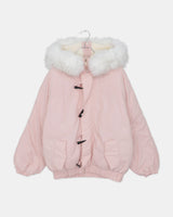 Coron Toggle Balloon Overfit Faux-Fur Hood Zip-Up Padding