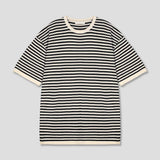 ASCLO Alone Mini Border Short Sleeve Knit (5color)