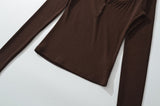 [1+1] Leonie Henley Slim T-Shirt