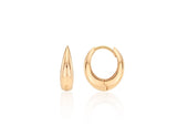 26SS★ Champagne First Moon Silver One-Touch Earrings S