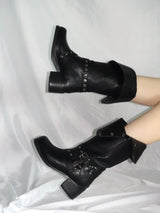 2way button folding boots