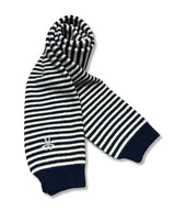 Stripe Symbol Logo Knit Muffler_Navy