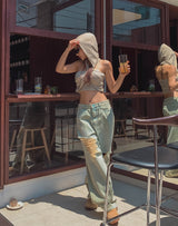 Dura Yellow Demi Denim Pants
