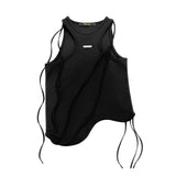 WAVE STRAP SLEEVELESS_BLACK