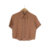 Mushroom check shirt