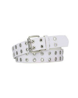 Two Buckle Punching Leather Belt