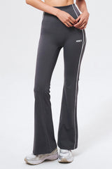 Womens サポートピグメントブーツカットレギンス Charcoal