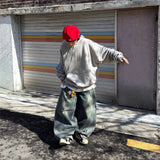 Oversized Back Painting Hoodie