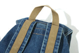 Vintage Washed Rucksack (Blue)