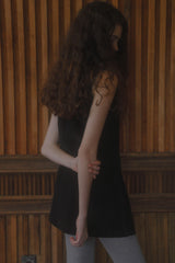 Early corduroy mini skirt_black
