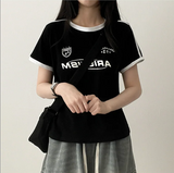 リッパートラックラインカラー半袖Tシャツ