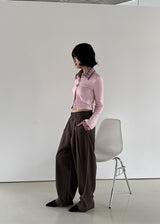 TUCK BALLOON SLACKS