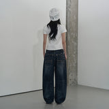 LONG STRING MESH BEANIE (WHITE)
