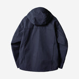3 Layer Hard Shell Mid-Jacket - NAVY