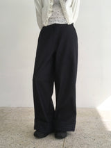 Plaid Roll-Up Pants
