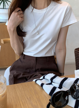 レイ エッセンシャル モダール ショート スリーブ Tシャツ/5カラー