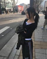 レイヤードボタンTシャツ