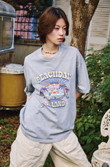 26SS★ピーチ サマー ピグメント ショートスリーブ Tシャツ