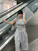 halter sleeveless t
