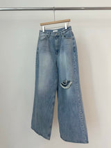 Laid-back Ripped Jeans Straight
