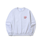 HEART RABBIT CREWNECK HEATHER GREY