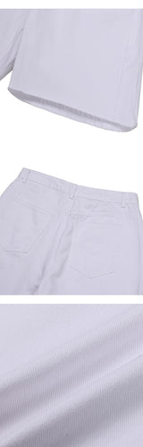 [S/S] ラフカッティングショートデニムパンツ(2color)