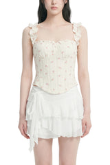 Rumi Lace Strap Corset Top