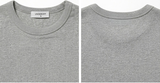 ストレッチコットンスリムショートスリーブTシャツロマンティック メランジ
