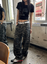 [Unisex] カーモコットンカーゴパンツ