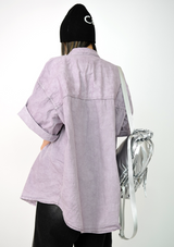 (UNISEX)ラベンダーブリーズボックスシャツ(4colors)
