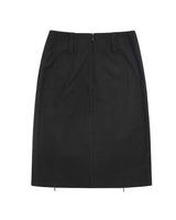 リボンタイスリットスカート _ BLACK