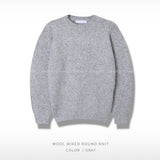Liu Overfit Wool Mix Round Knit