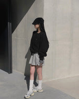 [Bellide made] Henry Neck, Raglan Overfit Trainer