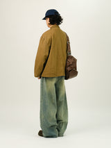 LA Oil Brushed Denim Pants