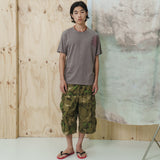 Boteh half T-shirts / Mud gray