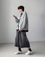 Hyke Black Bermuda Denim