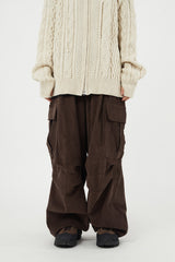 Selfoss corduroy balloon cargo pants