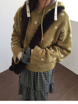Weasley Snow Hooded Knit (3color)