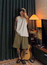 Cool Linen Bermuda Wide Shorts 4COLOR