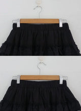 MAMA PUNCHING LACE CAN CAN MINI SKIRT (3COLORS!)