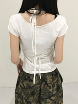 Fix Rivet Halterneck T-shirt (2c)