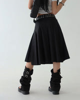 Meet pleats pleated midi skirt