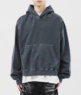 Det Washed Cropped Hoodie (4color)