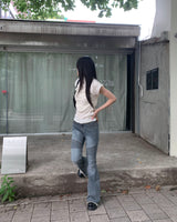 グラブブーツカットパンツ