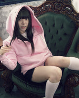 [Pre-Order, Made]  アイスラベルフーディジャケット (Pink)