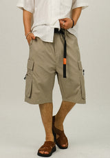RO Pocket Circle Belted Shorts 